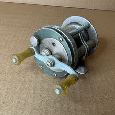 Vintage Shakespeare Model 62 Fishing Reel Nickel Silver Made in USA 1964 Pre-own