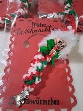 Weihnachten  Sorgenw&uuml;rmchen Gl&uuml;cksw&uuml;rmchen Anh&auml;nger Geschenk