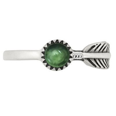 Natürlicher grüner Onyx 925 Sterling Silber Ring Gr.7,5 Schmuck R-1042