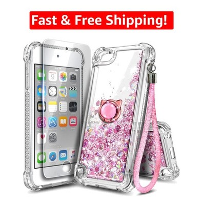 Luxurious Rose Gold Sparkle iPod Touch Case 7th/6th/5th with Screen Protector