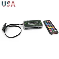 RGB Fan Controller Remote Control Computer Case 12V PC Cooling Chassis Fan Hub Z