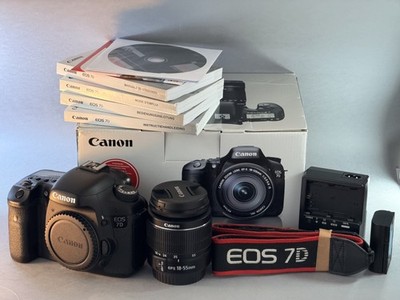 Canon EOS 7D + Objektiv e-fs18-55mm III NEUWERTIG 
