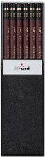 Uni Hi-Uni Wooden Pencil - 10B - Box of 12 HU10B 