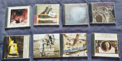 Michael Nyman / Wim Mertens - CD Lot (8 CDs - 1 handsigniert)