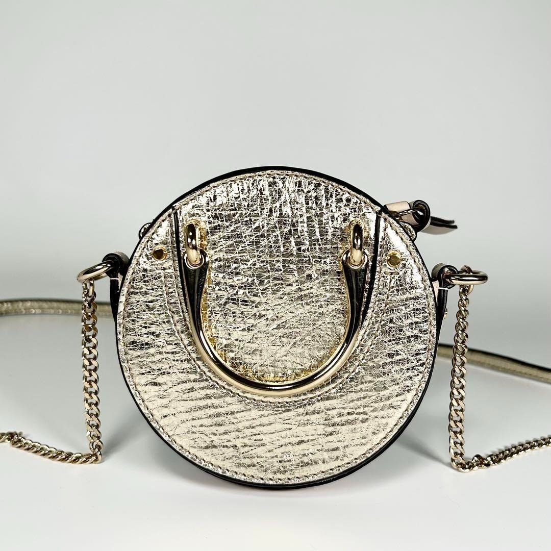 CHLOE Pixie Round Leather Crossbody Shoulder Bag … - image 2