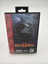 Mortal Kombat II 2 (Sega Genesis, 1994) Video Game & Case, No Manual 