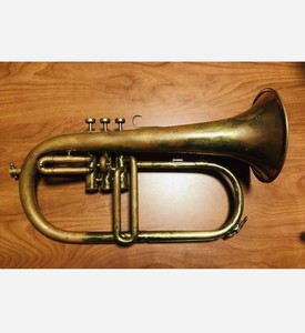 Vintage Besson Brevete Flugelhorn England Sweet Sounding