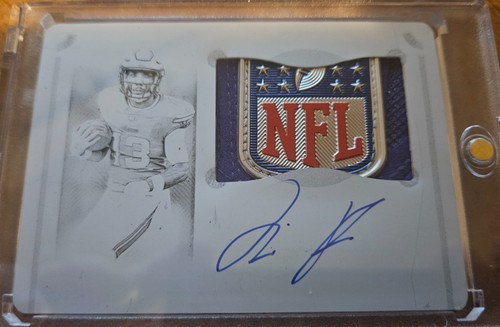 2025 Panini National Treasures Tai Felton 1/1 NFL SHIELD AUTO ROOKIE $$HOT$$