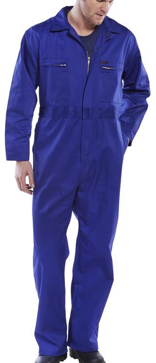 Beeswift Heavyweight Boilersuit Royal Blue Size 40