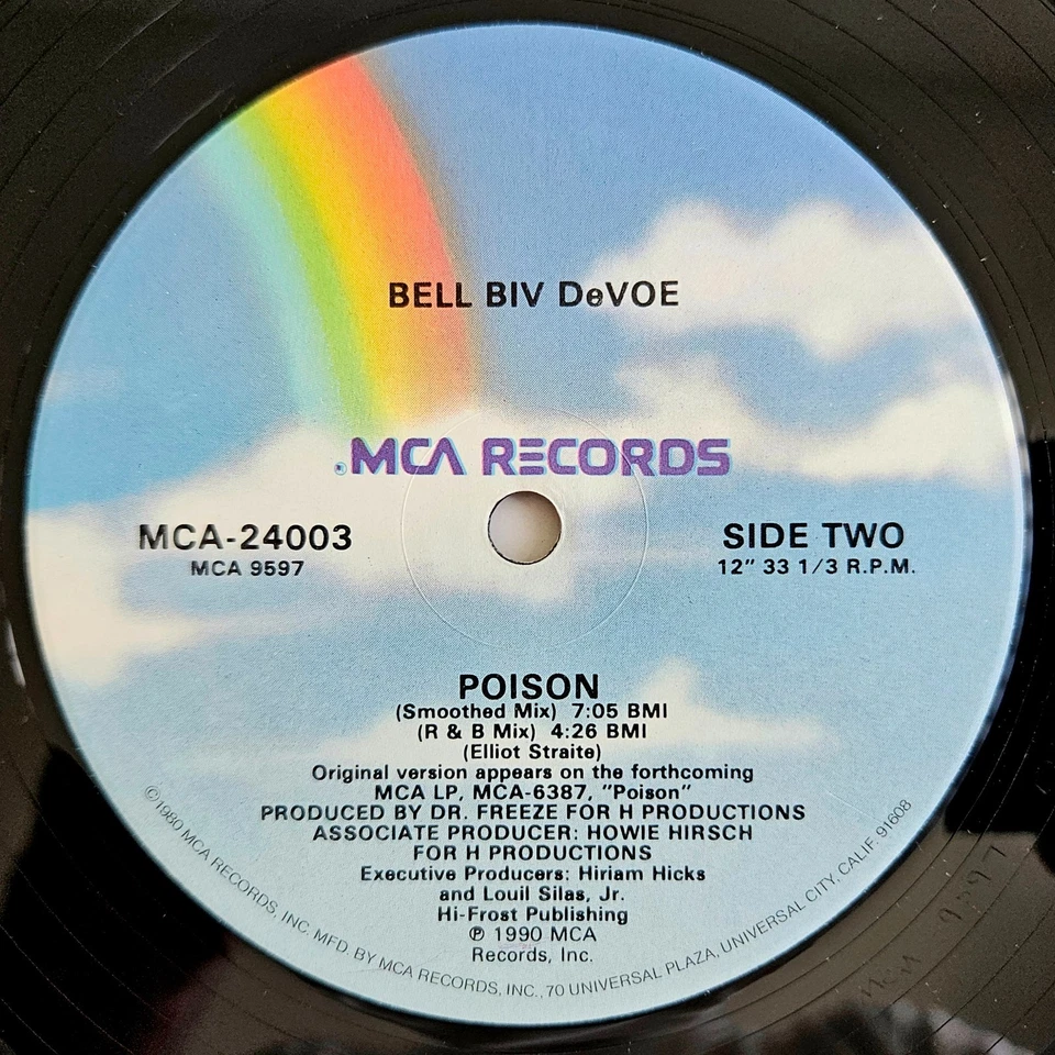 HIP-HOP & R&B / NEW JACK SWING - BELL BIV DEVOE - POISON - MCA RECORDS OG PRESS - Image 4 of 4