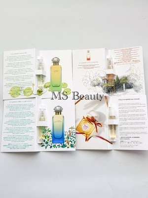 Hermes Un Jardin Perfume Sample Vials 2ml - 4pcs (Sur Le Nil