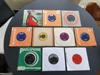 JOB LOT OF 10 X 1960 ROCK 7" VINYL RECORDS ROLLING STONES BEATLES DAVID BOWIE