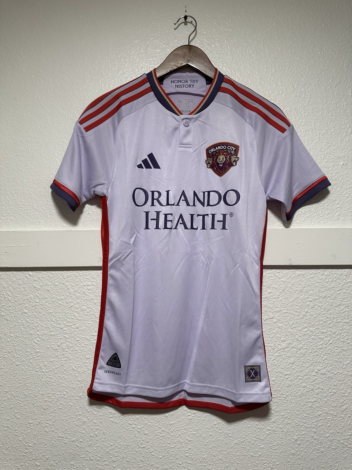 Adidas 24/25 Orlando City Authentic Away Jersey Men’s Size Xs New Hz6208