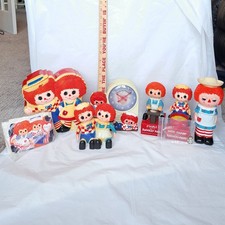 Vintage Lot of Raggedy Ann Andy Doll Collecti...
