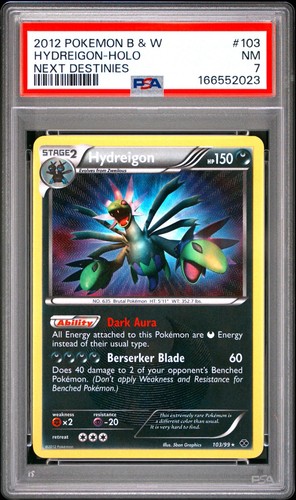 Hydreigon graded PSA 7 for sale on eBay