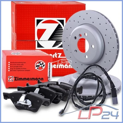 ZIMMERMANN SPORT DISQUES DE FREIN+PLAQUETTES+CONTACT AVANT POUR BMW SÉRIE 5 F10 - Photo 1/4