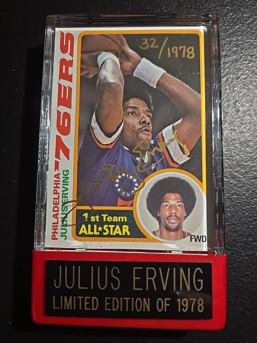 Topps Julius Erving Philadelphia 76ers Basketball Sports Trading