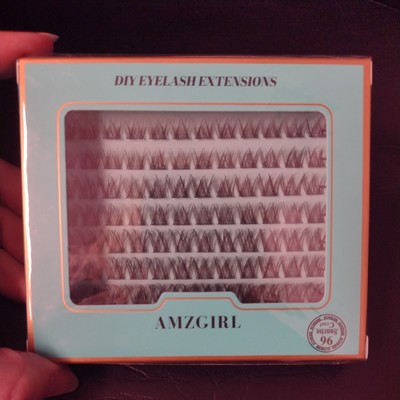 Sunrise C Curl Single Cluster False Lashes Premade Volume Individual 1 Pack Blac