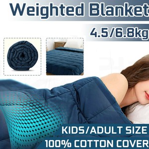 10/15lbs Weighted Blanket Blankets Density Comfort Sleep ...
