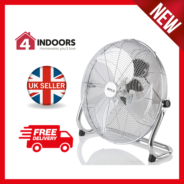 Pifco P40007 Portable 18 Inch High Velocity Floor Fan With