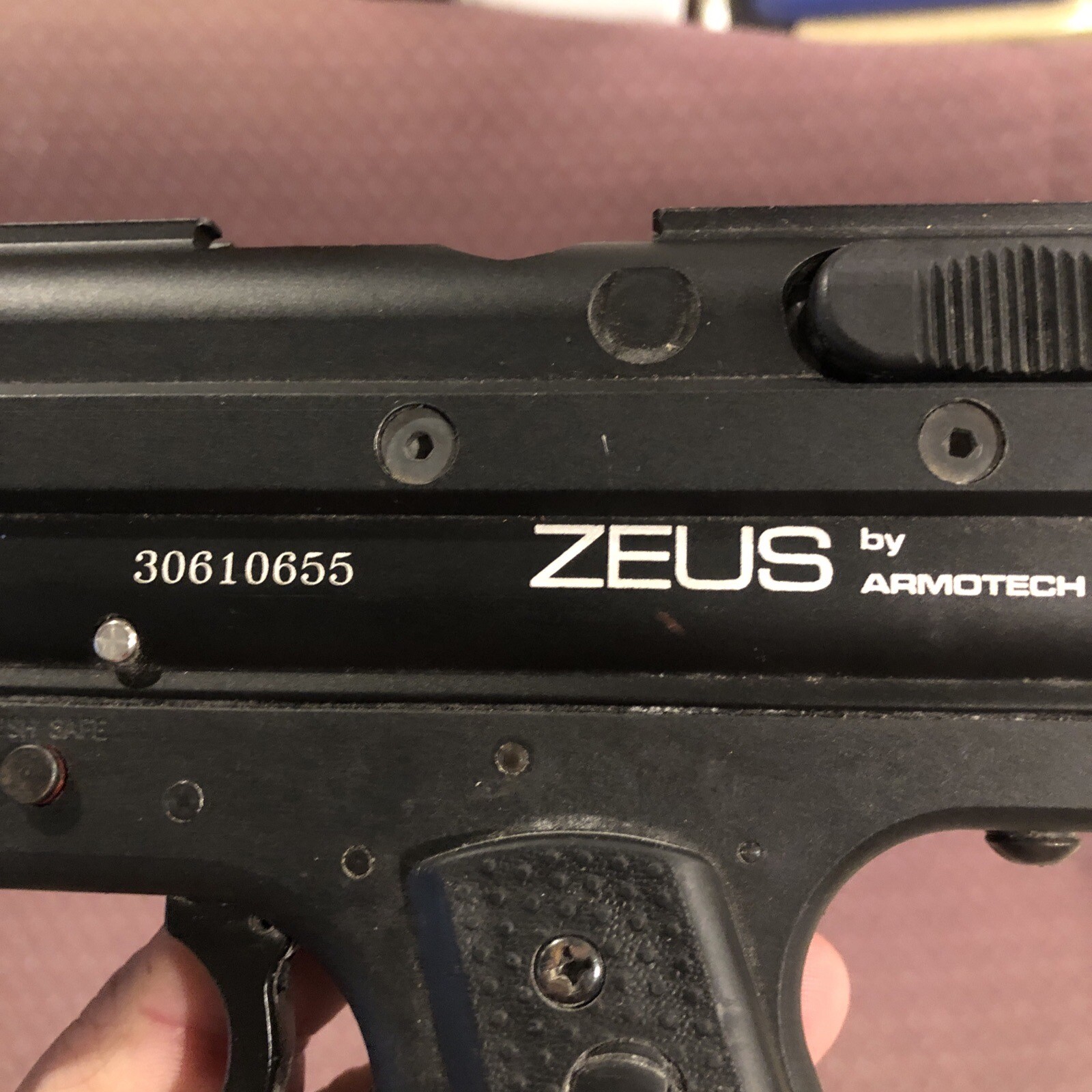 Armotech ZEUS Paintball Pistol Marker Rare eBay