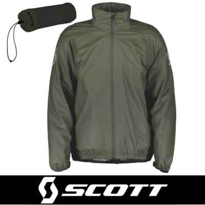 Scott Ergonomic Pro DP Rain Waterproof Jacket Olive Green - Size XXLarge