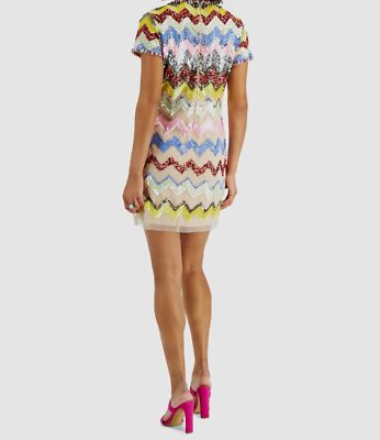 aidan mattox sequin shift dress Aidan by Aidan Mattox Lip Sequin Shift Dress