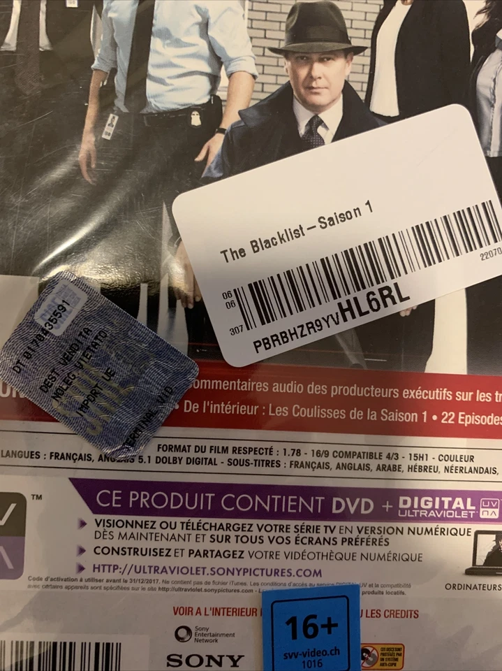 The Blacklist Integrale de la Saison 1 Staffel 1 Neu  Francais Englisch - Bild 4 von 4