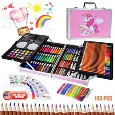 150pc Art Drawing Set Kit Kids Childrens Teens Adults Supplies Paint Pencil Gift
