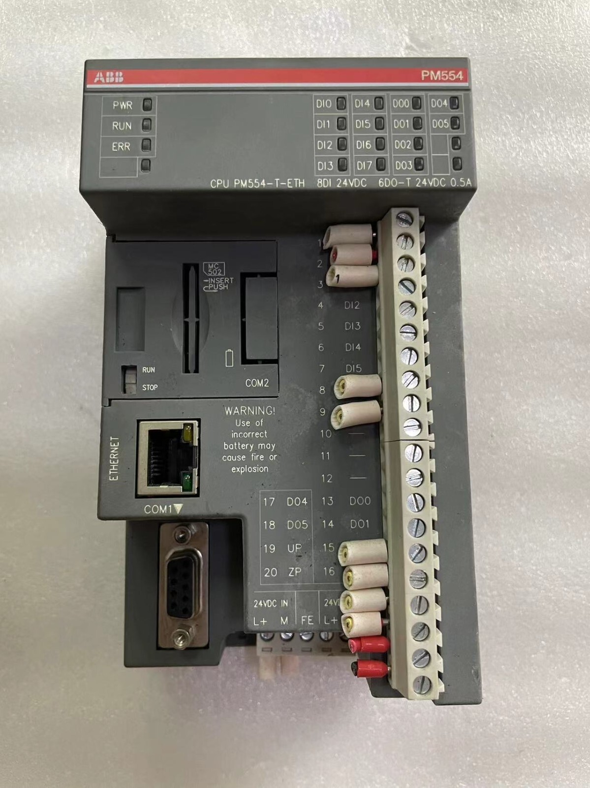 ABB PM554-T-ETH A0/ ITNE968900R0110 PLC CPU Module fast ship by DHL