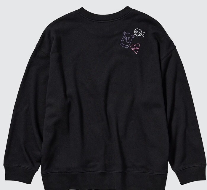 UNIQLO x Sanrio Characters KUROMI Sweatshirt (Long Sleeve