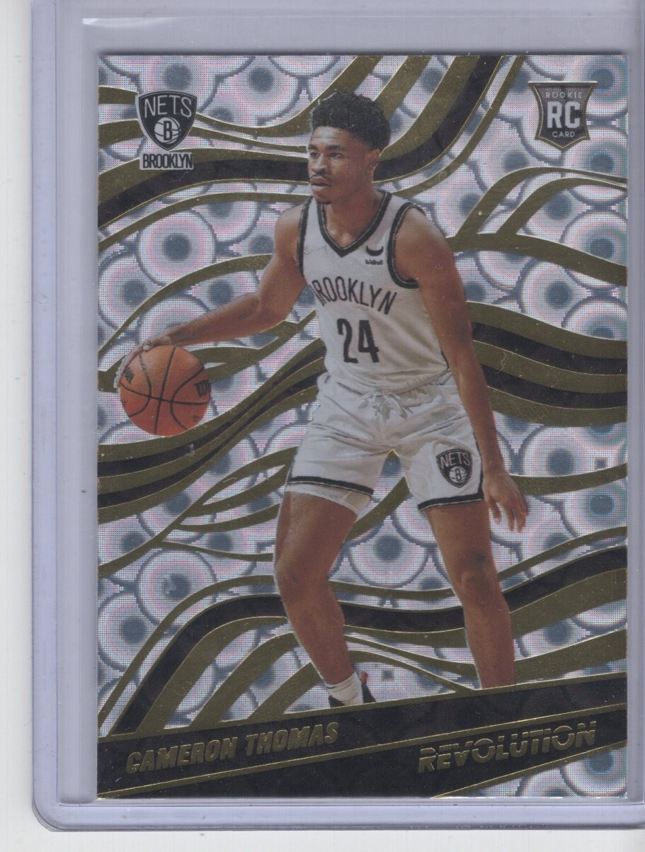 2021-22 PANINI REVOLUTION BASKETBALL 109 Cameron Thomas Groove RC