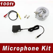 [100ft length] Microphone Kit for Swann Surve...