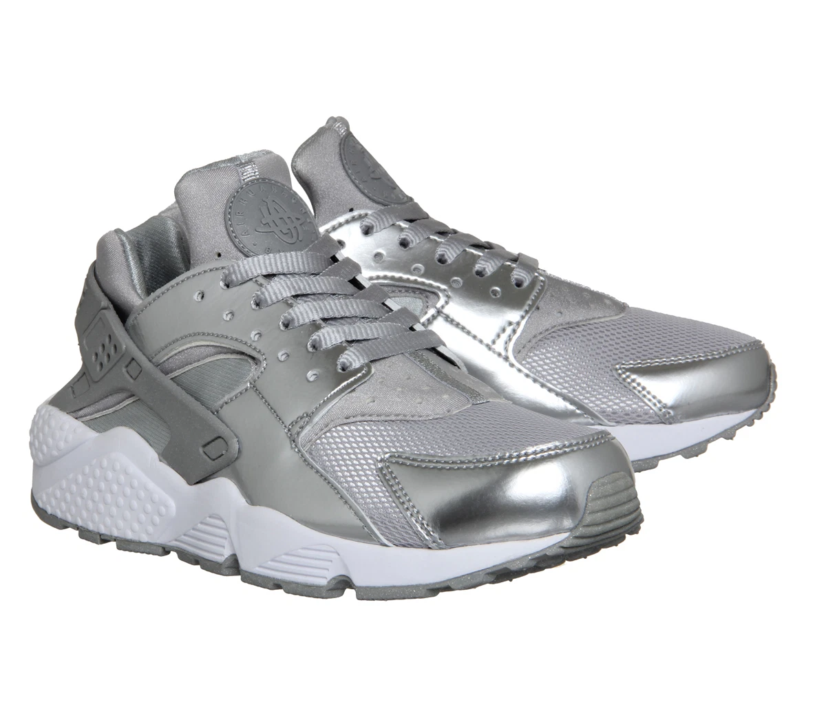 moeilijk Ziektecijfers Handel SALE Nike Air Huarache Metallic Silver UK 5 | eBay