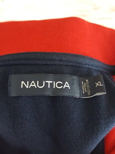 Nautica Mens X Large Red Short Sleeve Polo Shirt - Picture 5 of 5