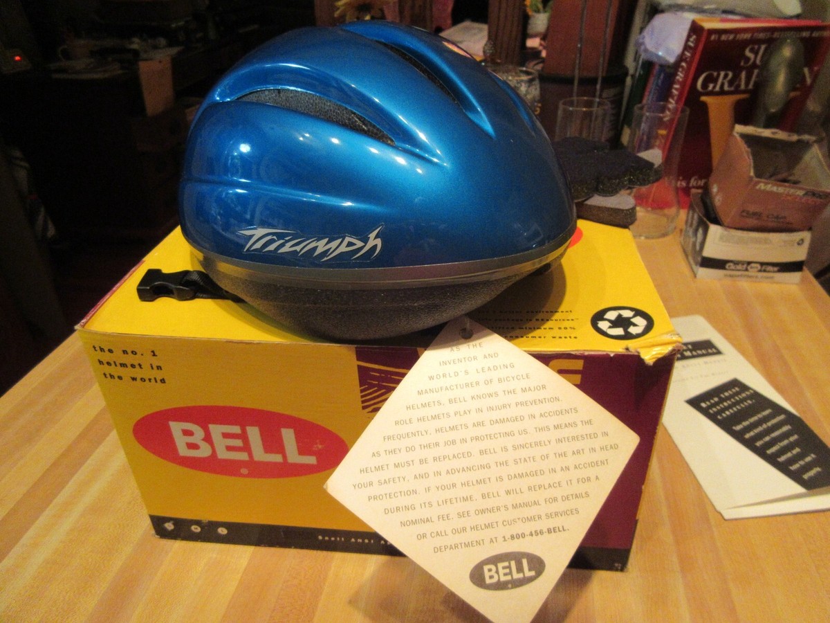 Vintage 1994 Bell Triumph Bicycle Helmet NIB (TURQUOISE) (SMALL