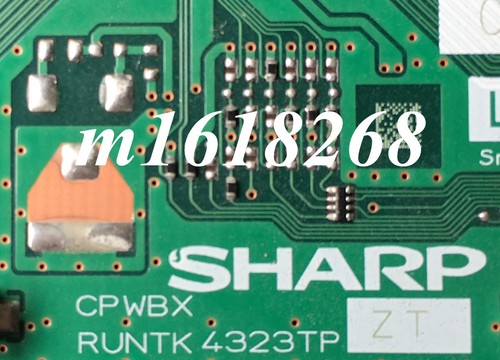 Placa T-con original SHARP CPWBX RUNTK 4323TPZ ZT RUNTK4323TP ZT placa lógica - Imagen 2 de 4