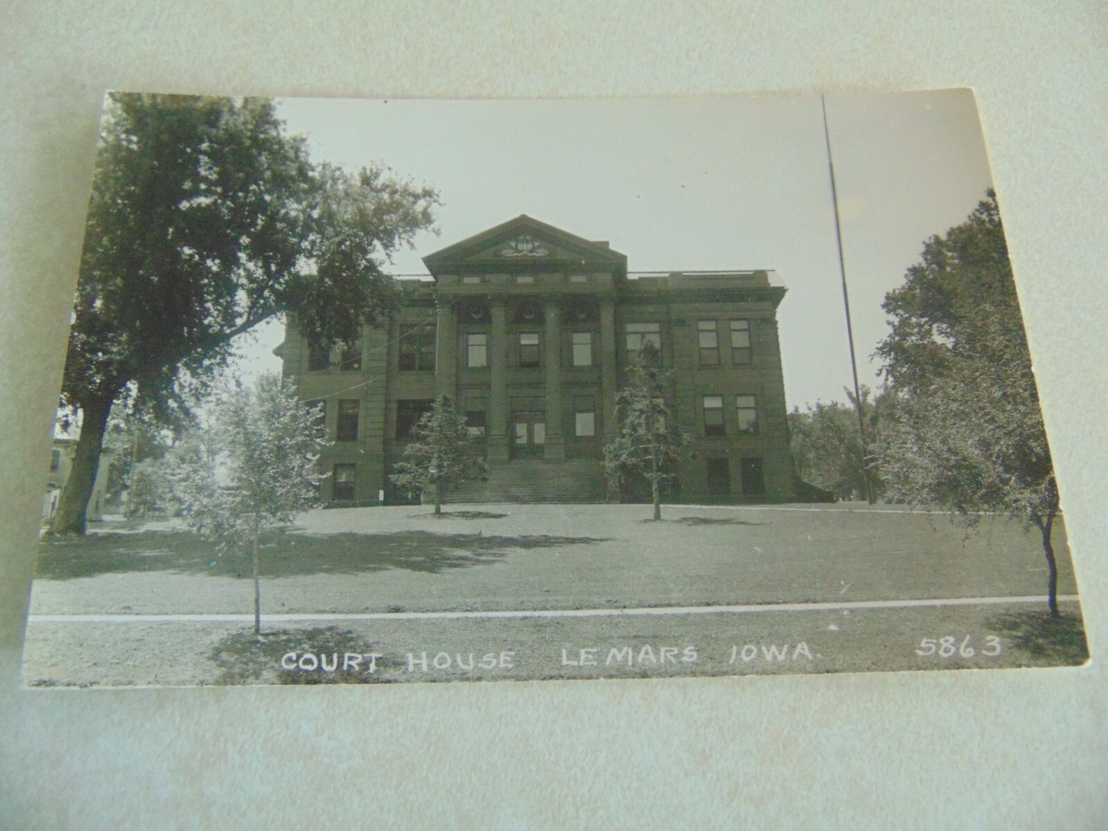 E1545 Postcard IA Iowa RPPC Court House LeMars Le Mars eBay