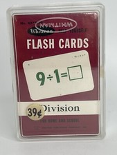 Vintage Whitman Division Flash Cards 4573:39 Unopened 1960  s New Retro School