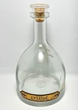 D’Usse VSOP Cognac Empty Bottle 750ml with Glass Cork Cap