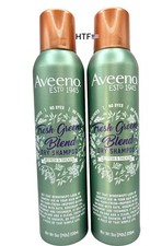 Aveeno Fresh Greens Blend Dry Shampoo 5 oz - 2 PACK- Dented