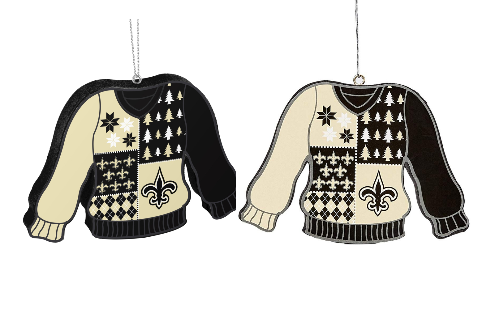 Свитер Eva с орнаментом NFL - 2 упаковки, New Orleans Saints