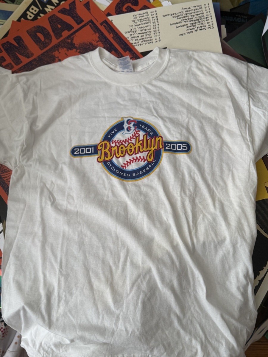 2005 BROOKLYN CYCLONES SGA 5TH ANNIVERSARY T-SHIRT XL TEE NEW YORK
