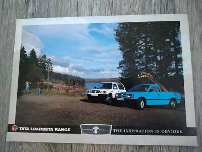 TATA Loadbeta Van Pick-Up Pickup UK Markt Verkaufsbroschüre Oktober 1994