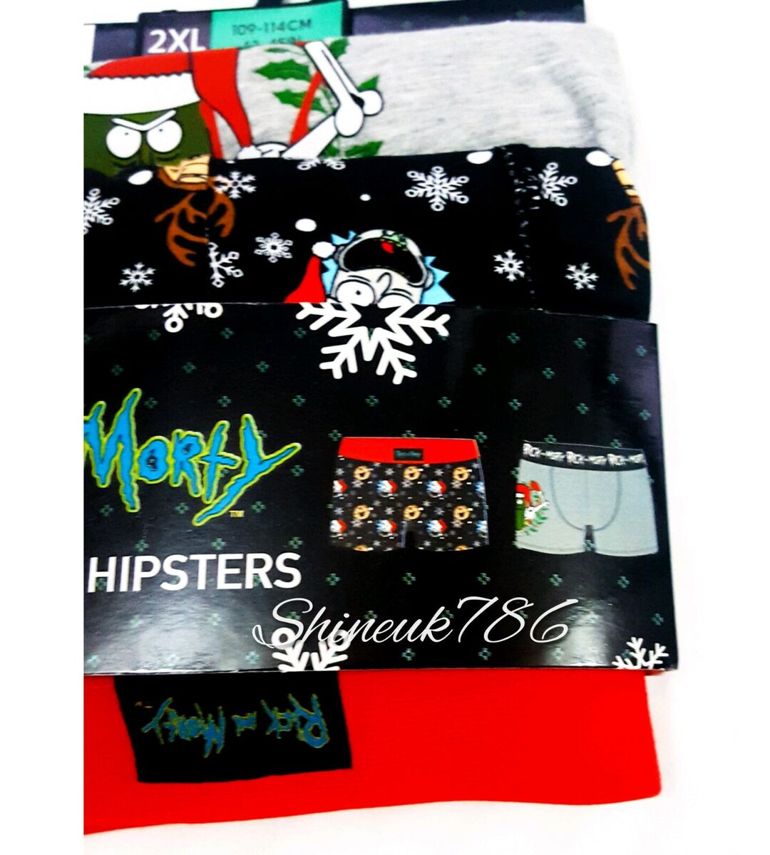Primark Men's Character/TV Christmas Novelty Boxers/Hipster underwear Gift  BNWT