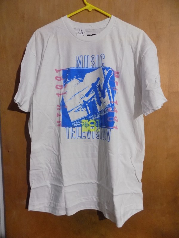 MTV WHITE  T-SHIRT [XL]