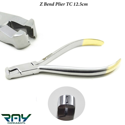 Z-Bend TC Orthodontic Pliers Making Archwire Bending Loop Forming Plier Dental - Picture 4 of 5