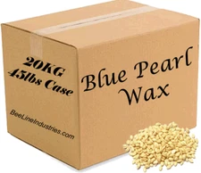 Blue Pearl Wax White Chocolate Coast Hard Bead Wax (Stripless) Bulk Case 45lbs