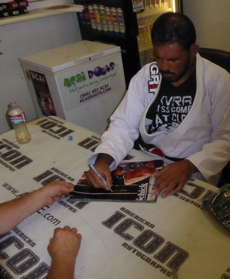 Foto firmada por Antonio Rodrigo Nogueira UFC 11x14 certificado de autenticidad PSA/DNA Pride FC vs Cro Cop Foto 2 de 4