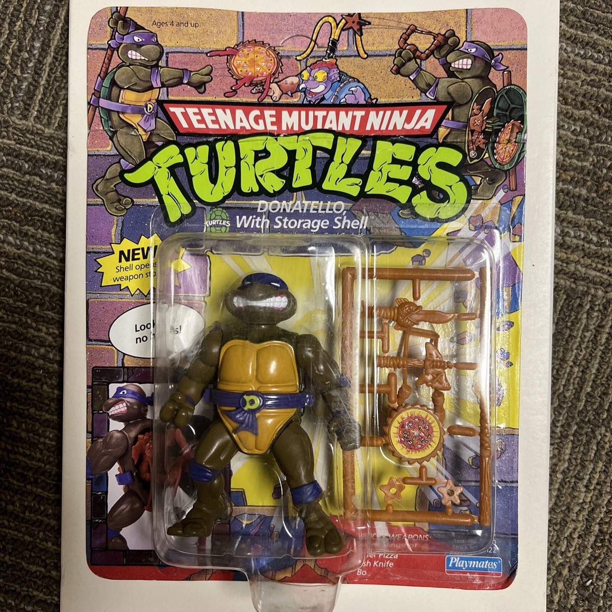 1991 TMNT Teenage Mutant Ninja Turtle Donatello Storage Shell